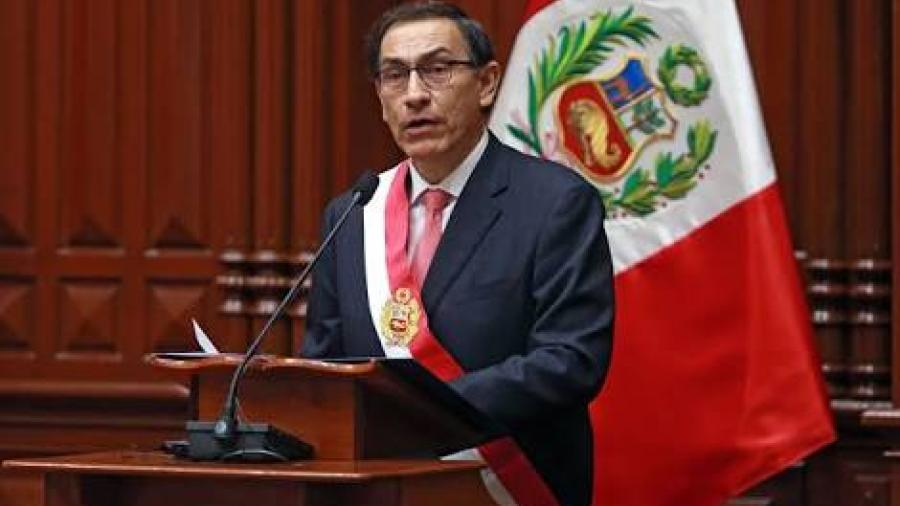 Presidente peruano asegura que será implacable contra la corrupción