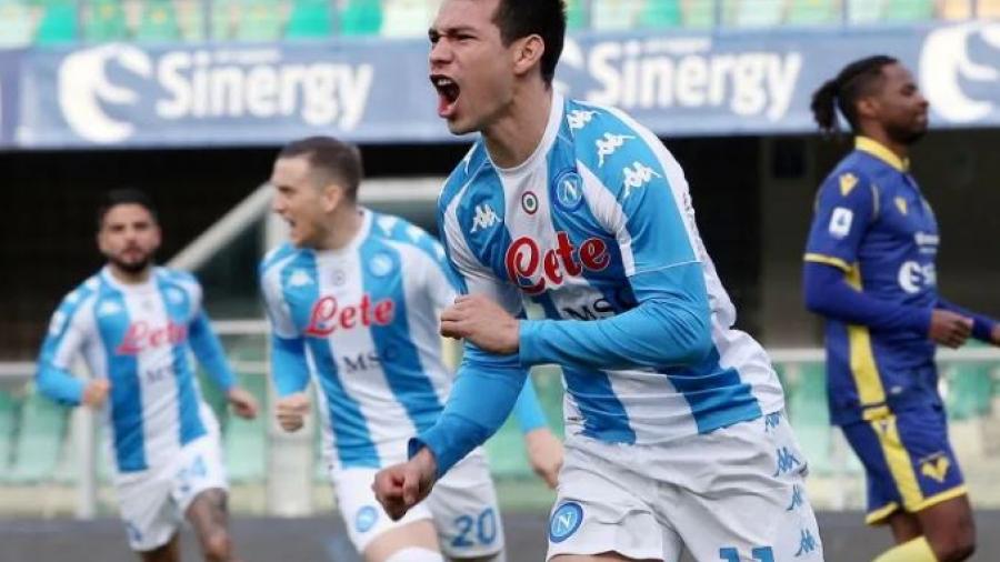 'Chuky' Lozano hace historia al marcar el gol más rápido del Napoli 
