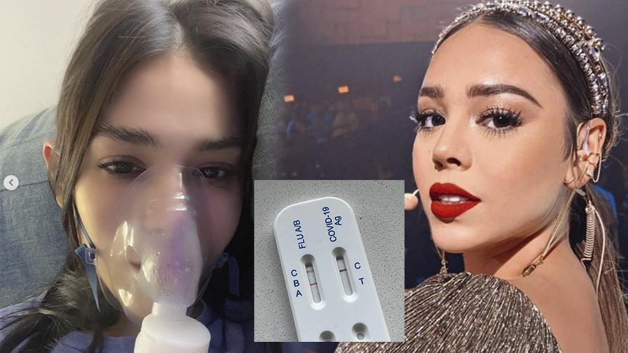 Danna Paola preocupa a sus fans tras aparecer con mascarilla de oxígeno