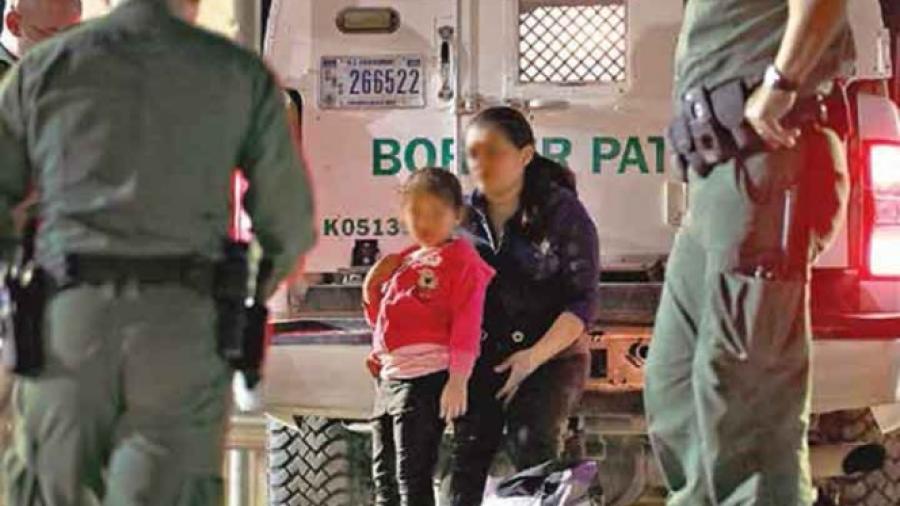 Aumento en captura de familias migrantes