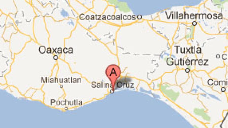 Registran sismo en Salina Cruz