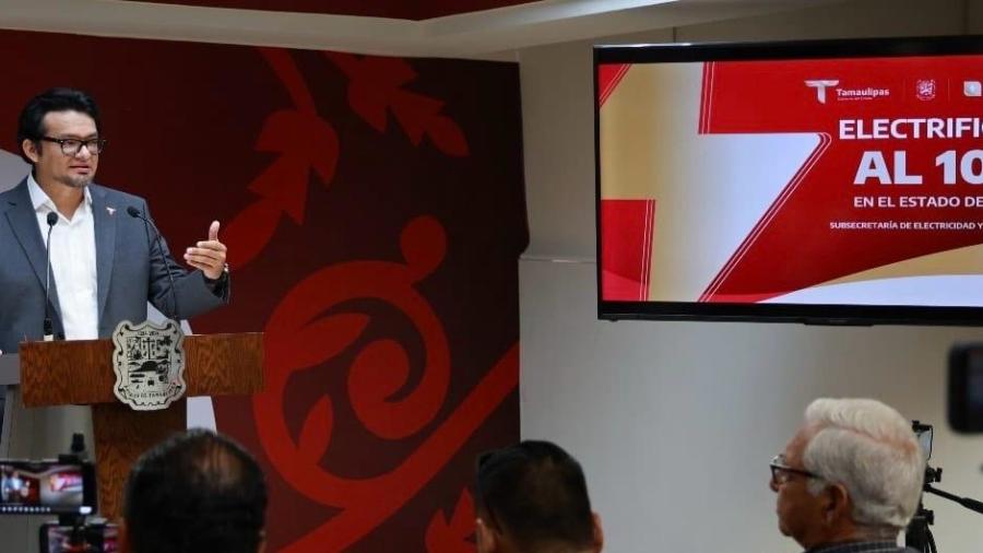 Tamaulipas cumplirá electrififación al 100% en 2028