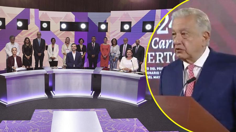 AMLO arremete contra primer debate presidencial: “narrativa fue de lo que sostienen nuestros adversarios”