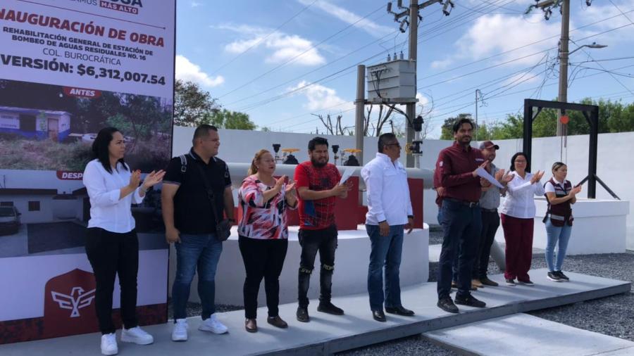 Inaugura alcalde rehabilitación de cárcamo en colonia Burocrática 