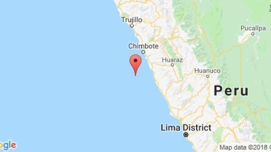 Ocurre sismo de 5.5 en costas de Perú