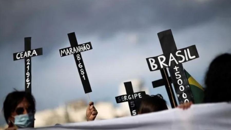 Supera Brasil las 500 mil muertes por COVID-19
