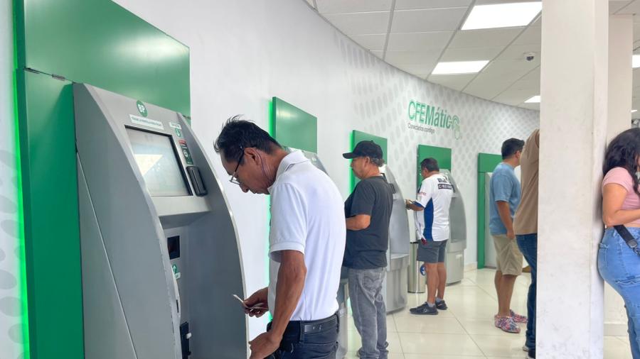 Reanudan servicio cajeros de CFE en Reynosa y Río Bravo