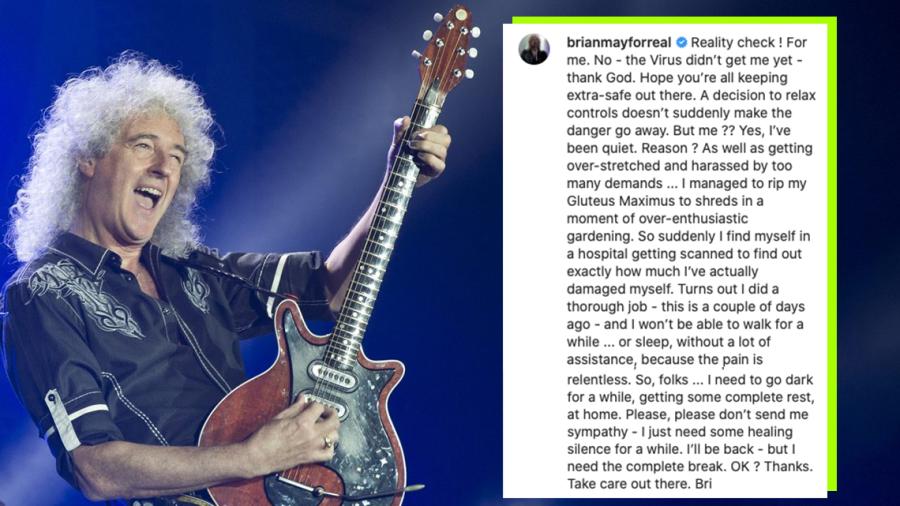 Brian May reveló que sufrió un ataque al corazón 