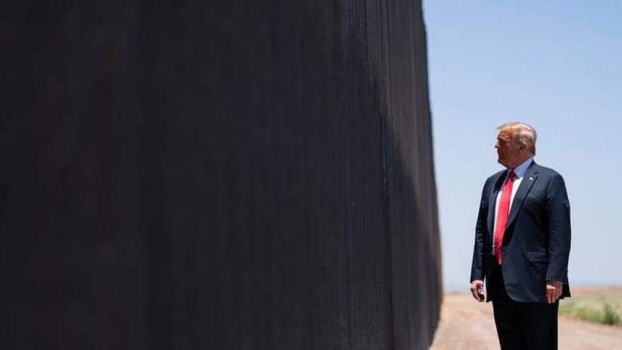 Visita Trump, Alamo, Tx  para supervisar muro fronterizo 