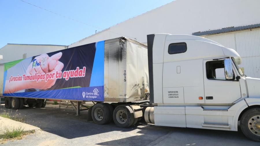 Apoyo tamaulipeco para damnificados por sismo saldrá hoy