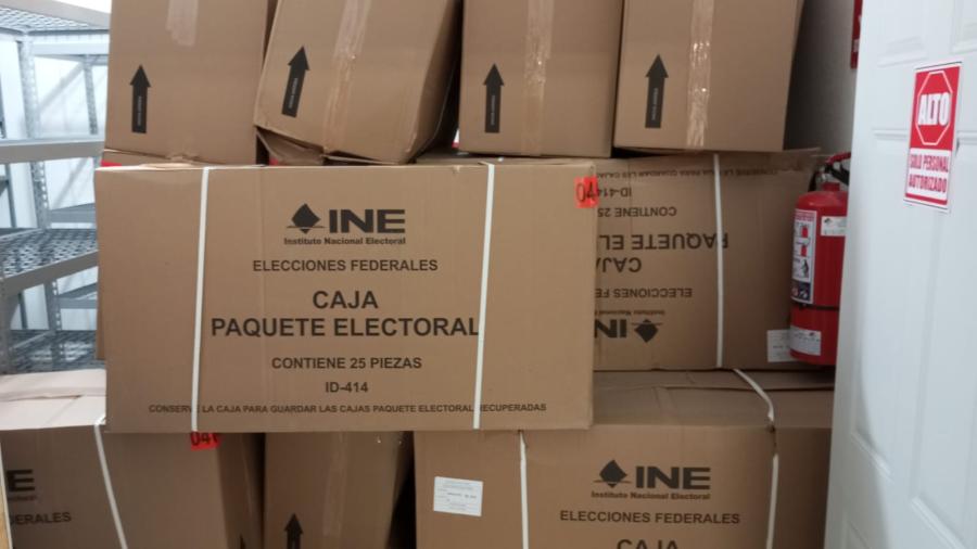 Llega al INE Matamoros material para 581 casillas electorales