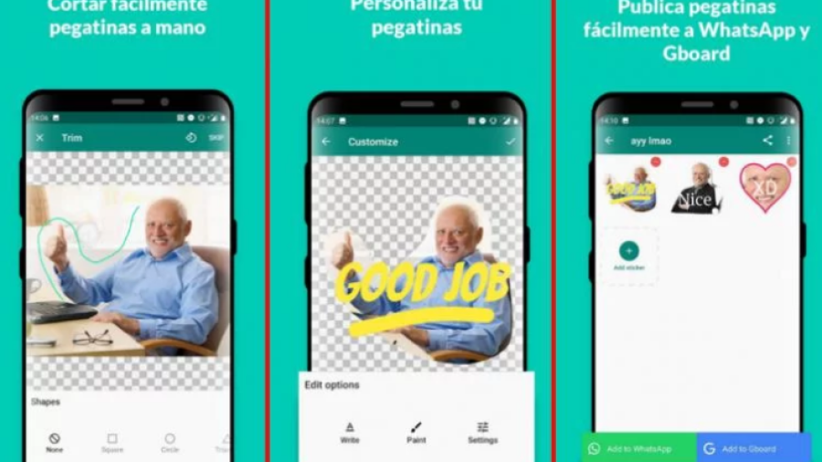 Con estas Apps podrás hacer stickers para WhatsApp