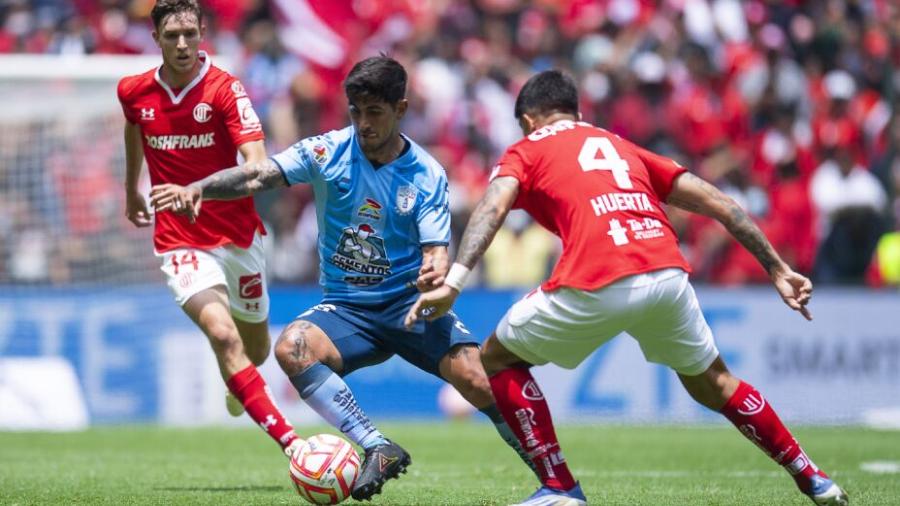 Pachuca humilla al Toluca con goleada 5-1 en la final de ida del Apertura 2022