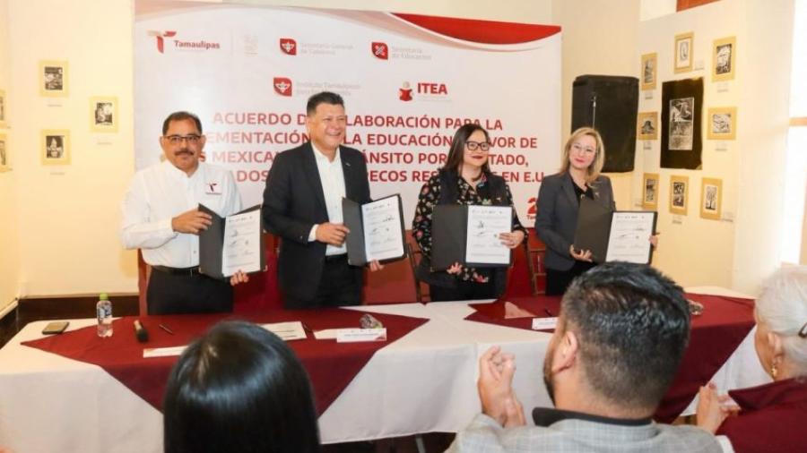 Garantizan derecho a la educación de los migrantes en Tamaulipas