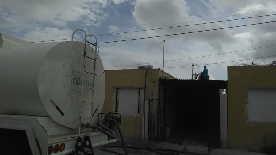 Abastece COMAPA agua potable a Hacienda Las Bugambilias