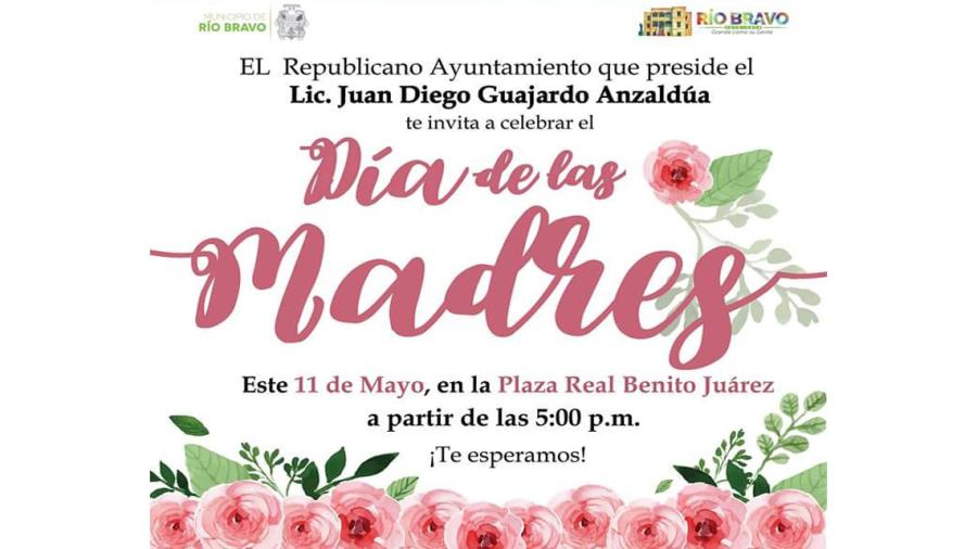 Ayuntamiento invita a celebración del día de la madres