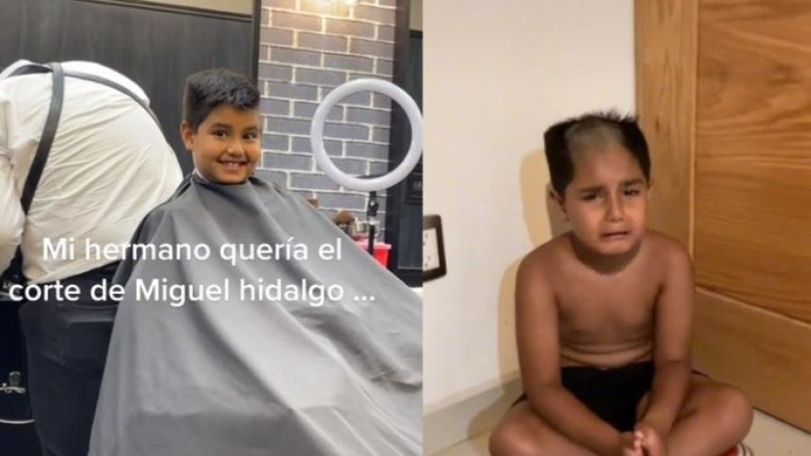 Niño pide corte de cabello “a la Miguel Hidalgo”