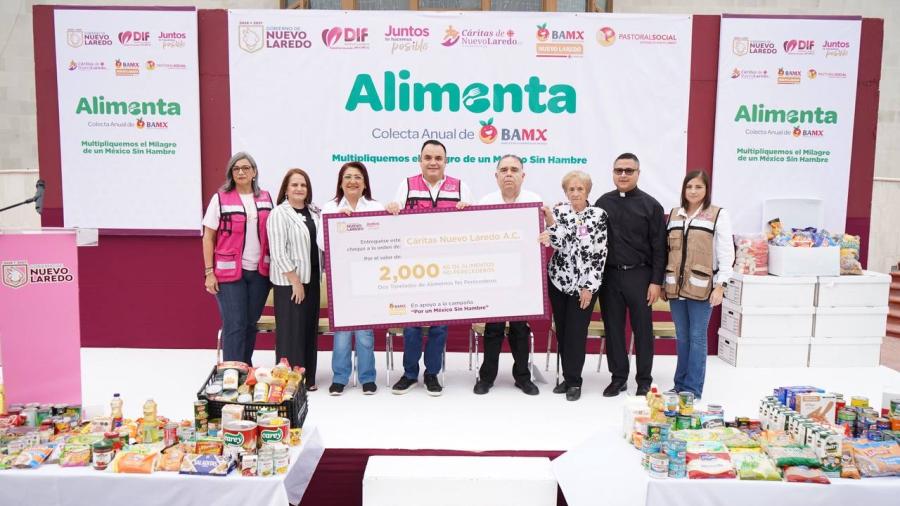 Se une Gobierno Municipal y Sistema DIF a ’Campaña Alimenta' con tres toneladas de ayuda