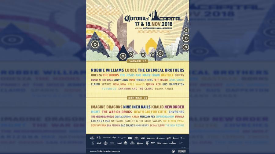 Los cambios en el cartel del Corona Capital 2018