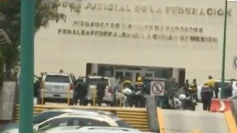 Javier Duarte llega al Reclusorio Norte