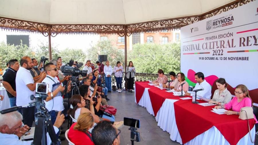 Anunció Presidente Municipal, "Festival Cultural Reynosa 2022"