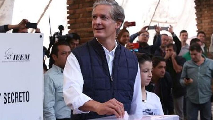 Obtiene Alfredo del Mazo mayoría de votos en el Edomex