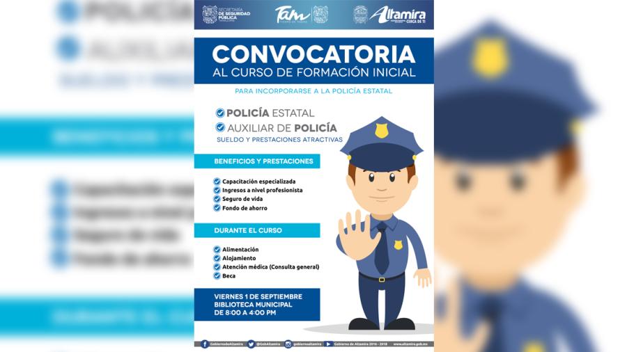 Ayuntamiento invita a unirse a Policía Estatal