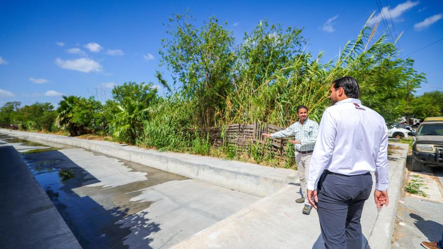 Drenes de Reynosa listos para la lluvia: Alcalde Carlos Peña Ortiz