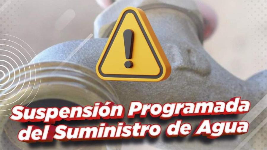 ¡Atención! Estos sectores tendrán suspension de suministro de agua según Comapa
