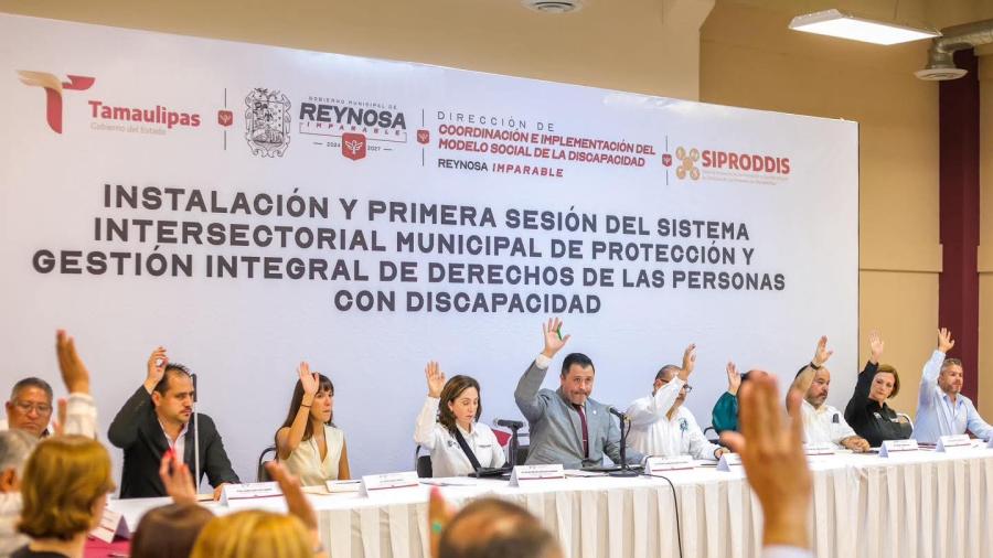 Gobierno de Reynosa impulsa sistema de protección a personas con discapacidad