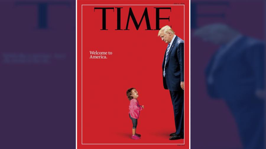 La portada del TIME que retrata la "bienvenida a América" de Trump