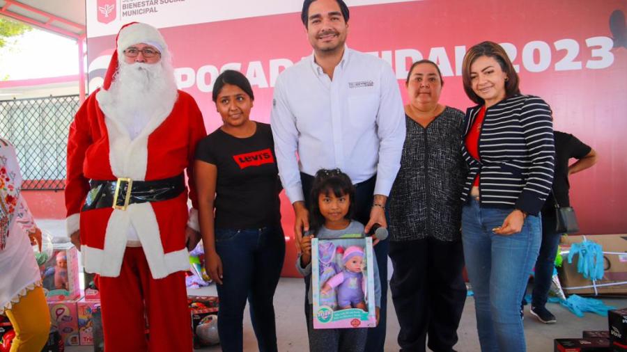 Llevó Alcalde Carlos Peña Ortiz alegría y felicidad a niños del área rural