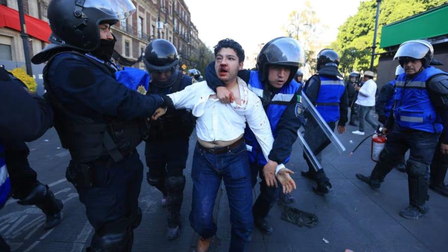 Marcha de la Generación Z deja 120 heridos y 20 detenidos en CDMX