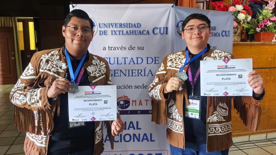 Destacan estudiantes de la UT Matamoros: ganan medalla de plata en Infomatrix 2025