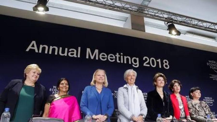 Mujeres presiden Foro de Davos por primera vez