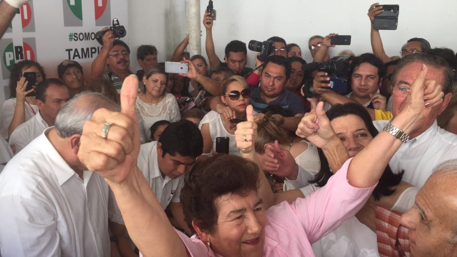 Se registra Magdalena Peraza Guerra como precandidata del PRI a la alcaldía de Tampico