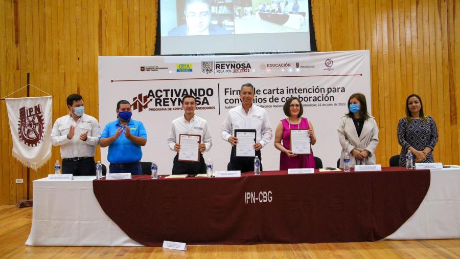 Apertura Gobierno de Reynosa e IPN Centro de Negocios e Innovación Tecnológica