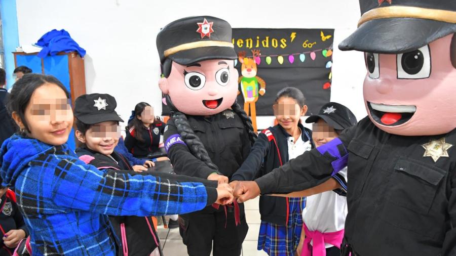 Destacan escuelas acciones de proximidad de la Guardia Estatal de Género
