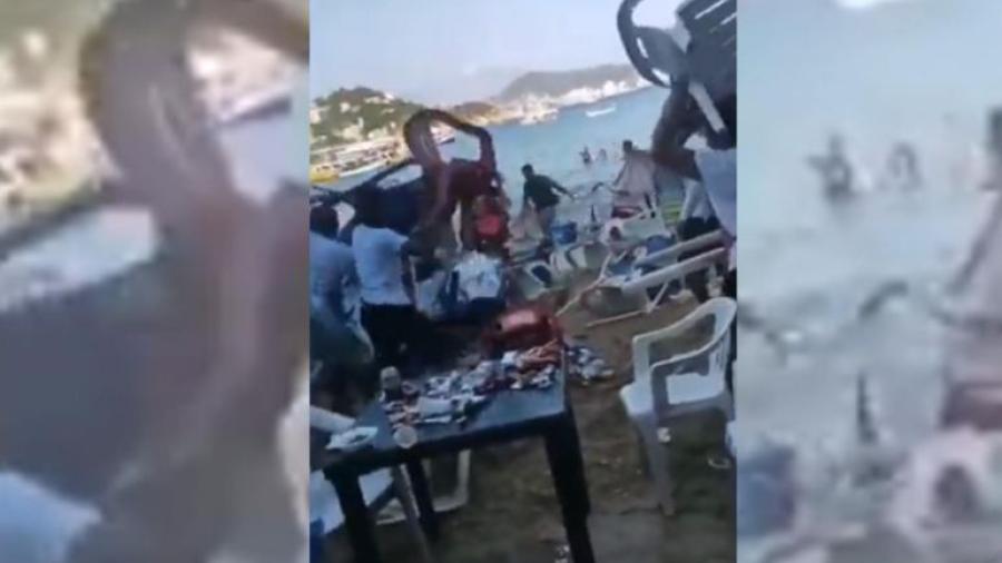 Riña entre turistas y meseros en Acapulco deja tres heridos