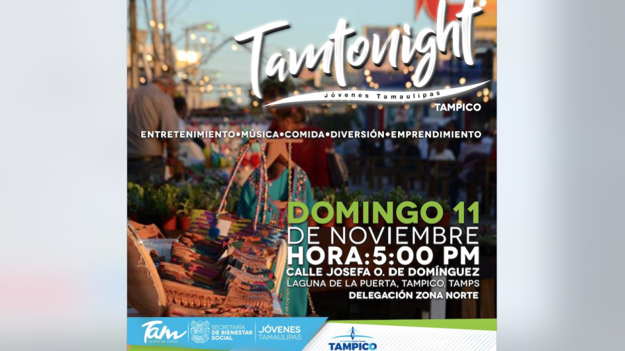 Jóvenes Tamaulipas invita al TamTonight