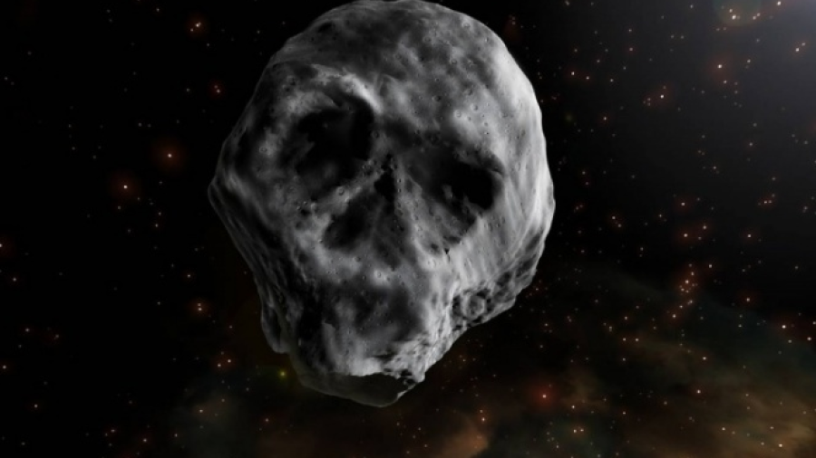 Asteroide "Halloween" con forma de calavera pasará por la tierra este 31 de Octubre