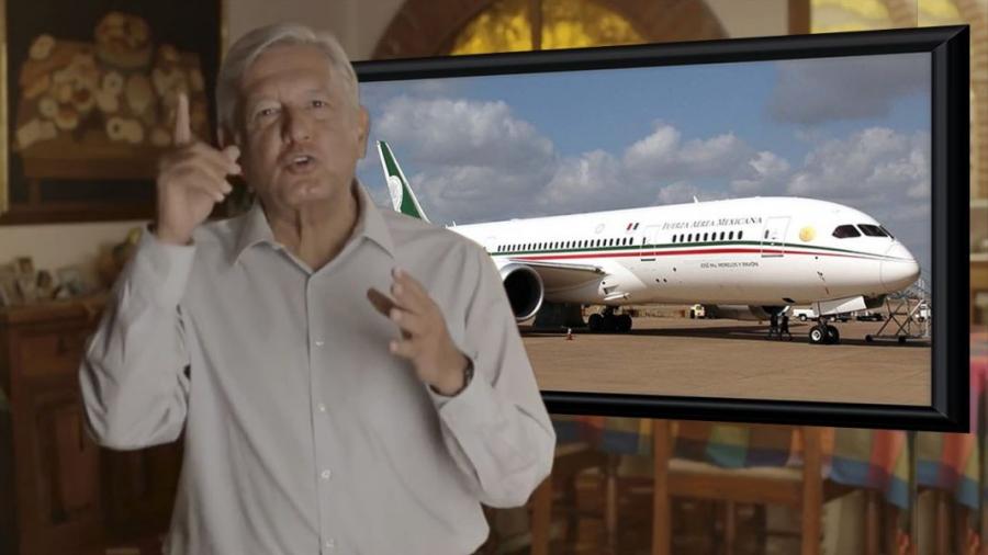 AMLO lanza subasta para avión presidencial