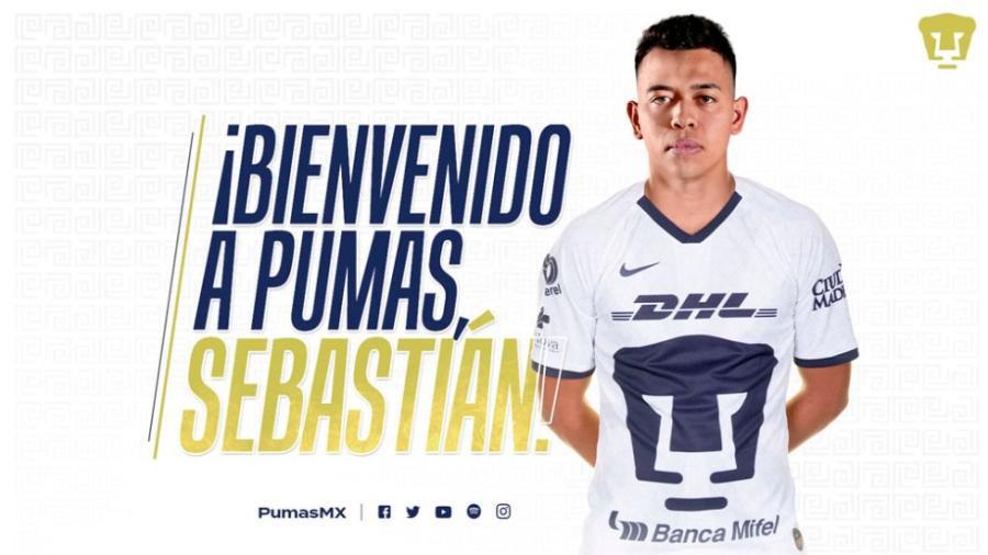 Pumas presenta a Sebastián Saucedo como su primer refuerzo 