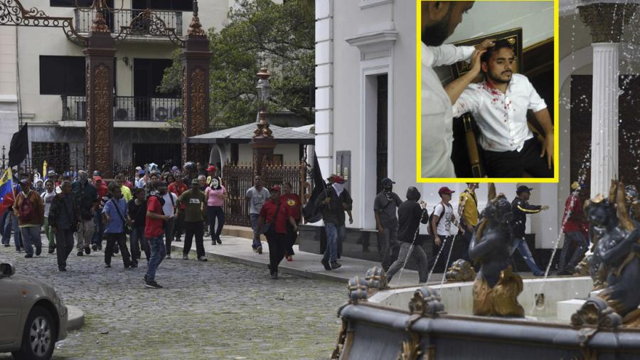 Se registran actos violentos en Congreso de Venezuela
