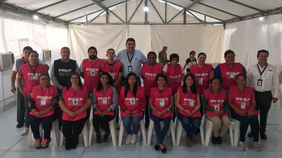 Integrantes del PREP en INE Tampico listos para iniciar actividades en Distrito 08