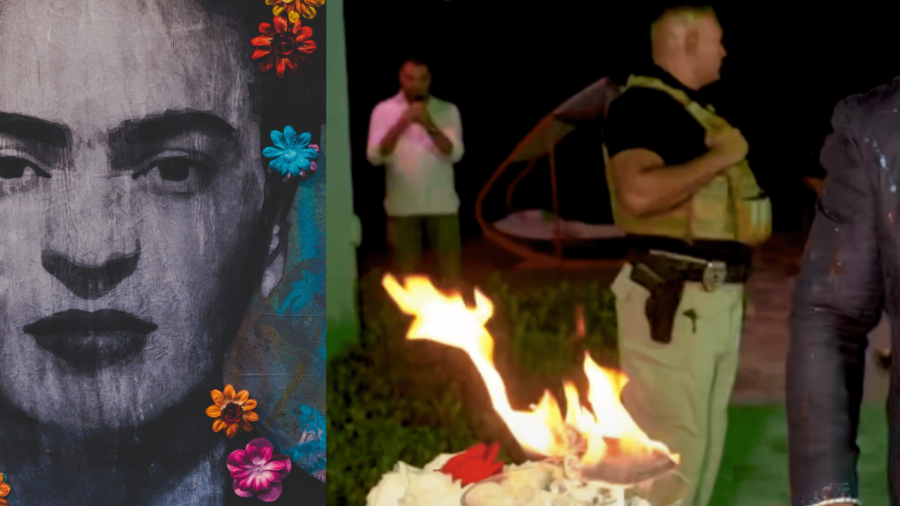 Millonario quema obra de Frida Kahlo para hacerla Token no Fungible 