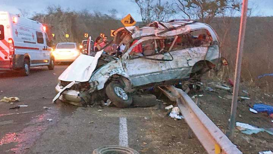 9 muertos tras accidente automovilístico
