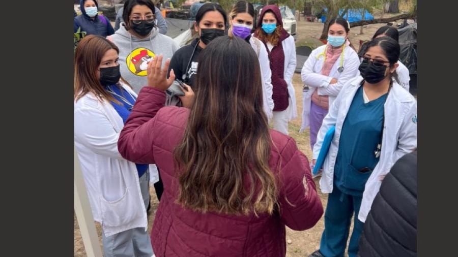 Participa INJUVE Tamaulipas en brigada de salud para atención a migrantes