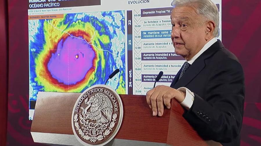 No hay reporte de muertos por huracán Otis, pero no hay comunicaciones: AMLO