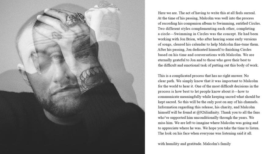 Familia de Mac Miller anuncia el lanzamiento de un álbum póstumo